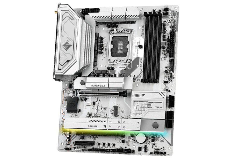 ASRock Z890 Steel Legend WiFi matična plošča, bela, LGA 1851