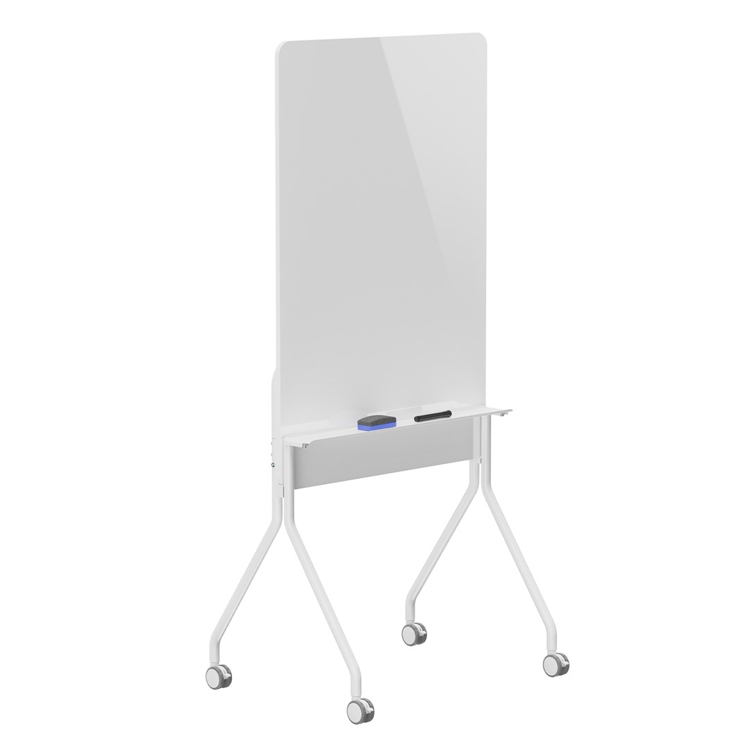 Ergo Office mobilna tabla z belo pisalno površino, enostranska, 1190x790mm, ER-305