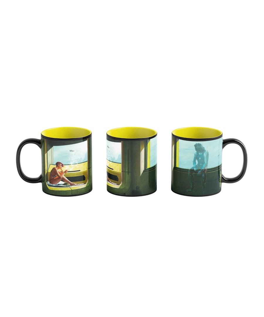Magicalna skodelica Good Loot Cyberpunk 2077 - V & Edward Hopper, 450 ml