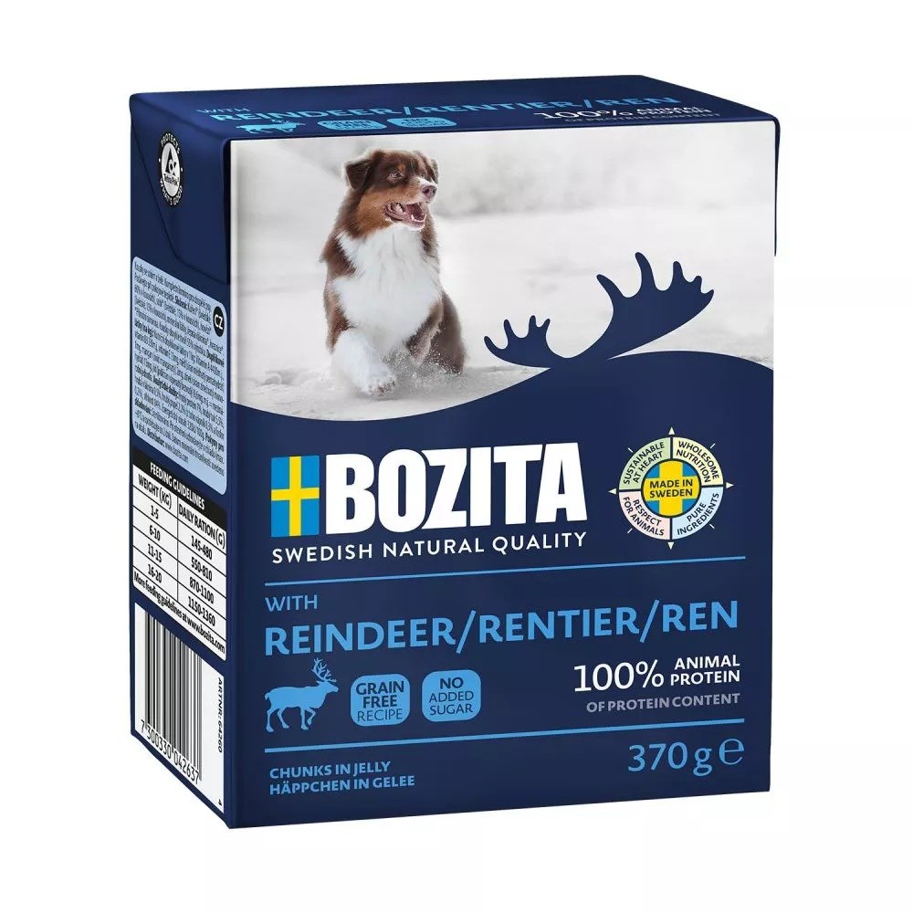 BOZITA hrana za pse - jelen v omaki, 370g