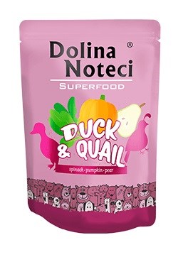 Dolina Noteci Superfood - račja in prepeličja - mokra pasja hrana - 300 g