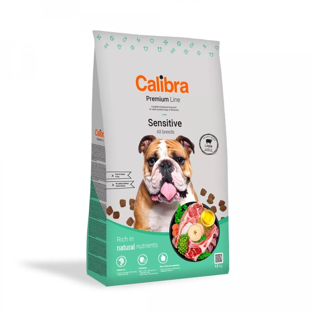 CALIBRA Dog Premium Sensitive jagnjetina suha hrana za pse - 12kg