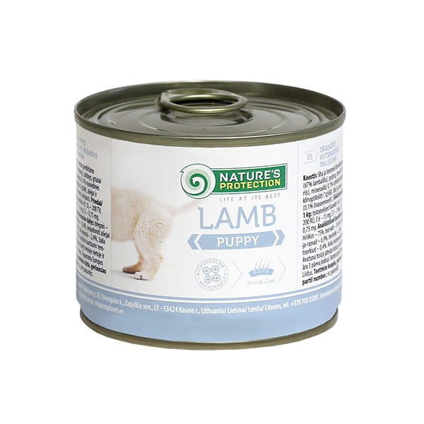 NATURE'S PROTECTION Puppy Lamb - mokra hrana za mladiče - 200 g