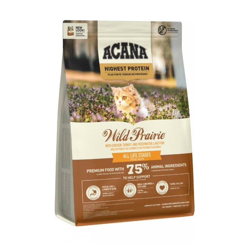 SUHA hrana za mačke ACANA Wild Prairie - 1,8 kg