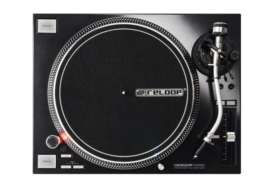 DJ gramofon Reloop RP-7000 MK2, črn