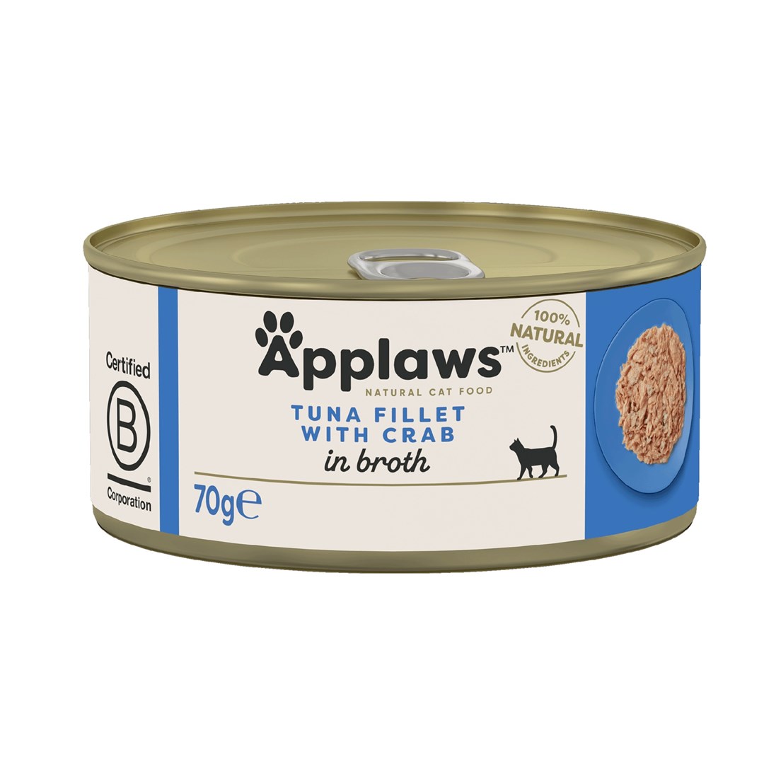 APPLAWS Tuna fillet with crab - mokra hrana za mačke - 70g