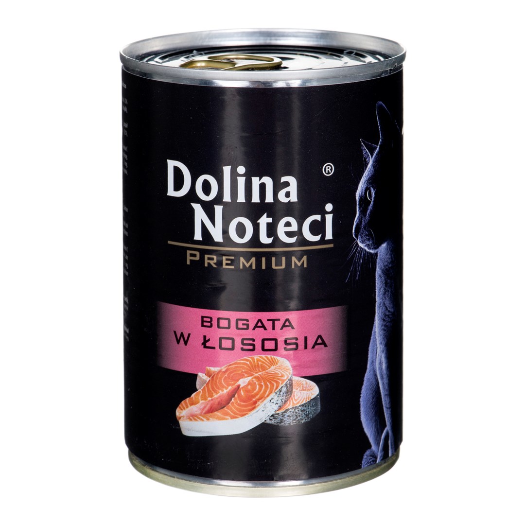 Dolina Noteci Premium mokra hrana za mačke z lososom, 400 g