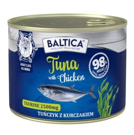 BALTICA Excellent Tuna with chicken - mokra hrana za mačke - 185g