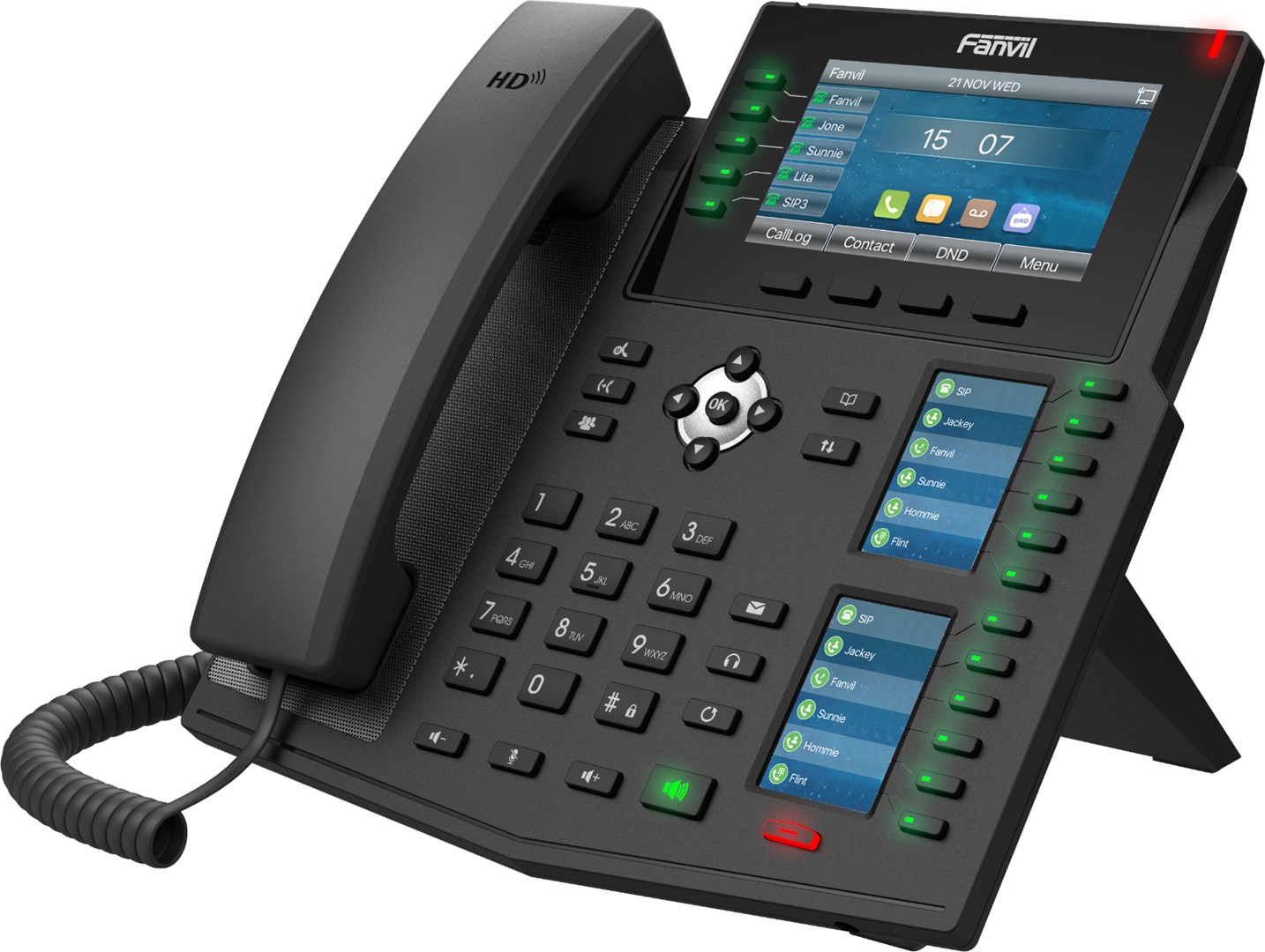 Fanvil X6U V2 IP telefon, črn