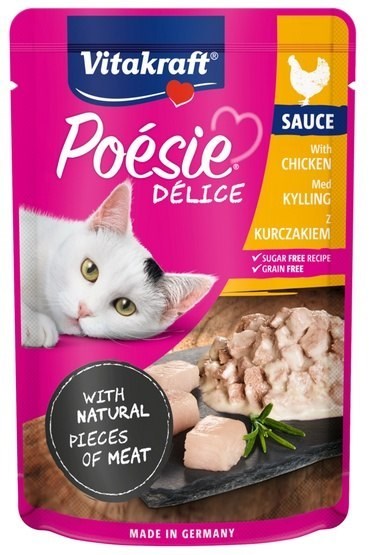 VITAKRAFT Poésie Delice piščanec - Mokra hrana za mačke, 85 g