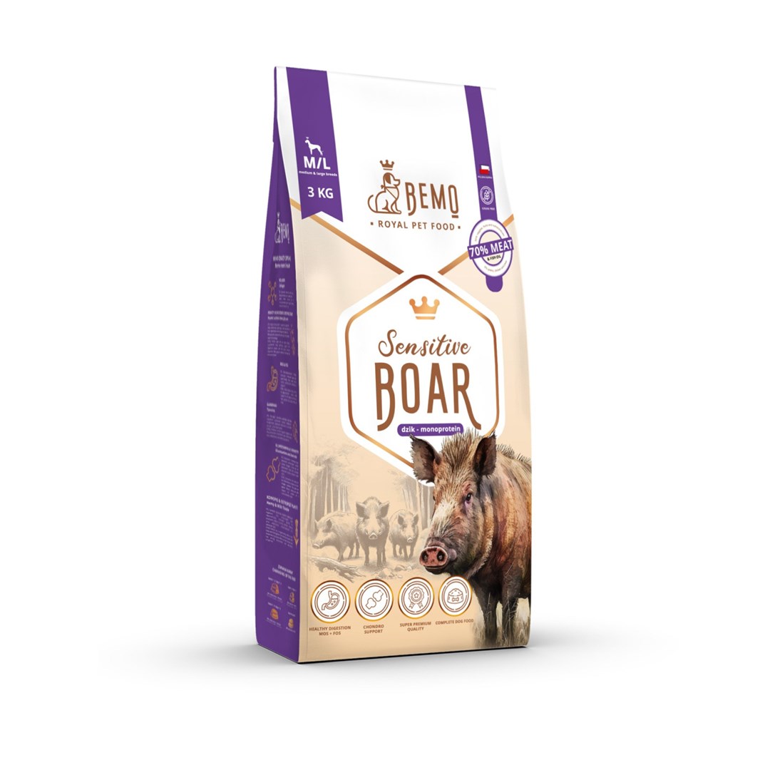 BME Sensitive Boar Medium/Large Mono - suha hrana za pse, 3 kg