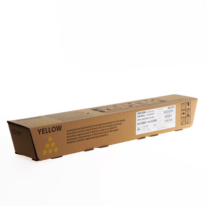 Ricoh 842044 toner, original, rumena, 16000 strani