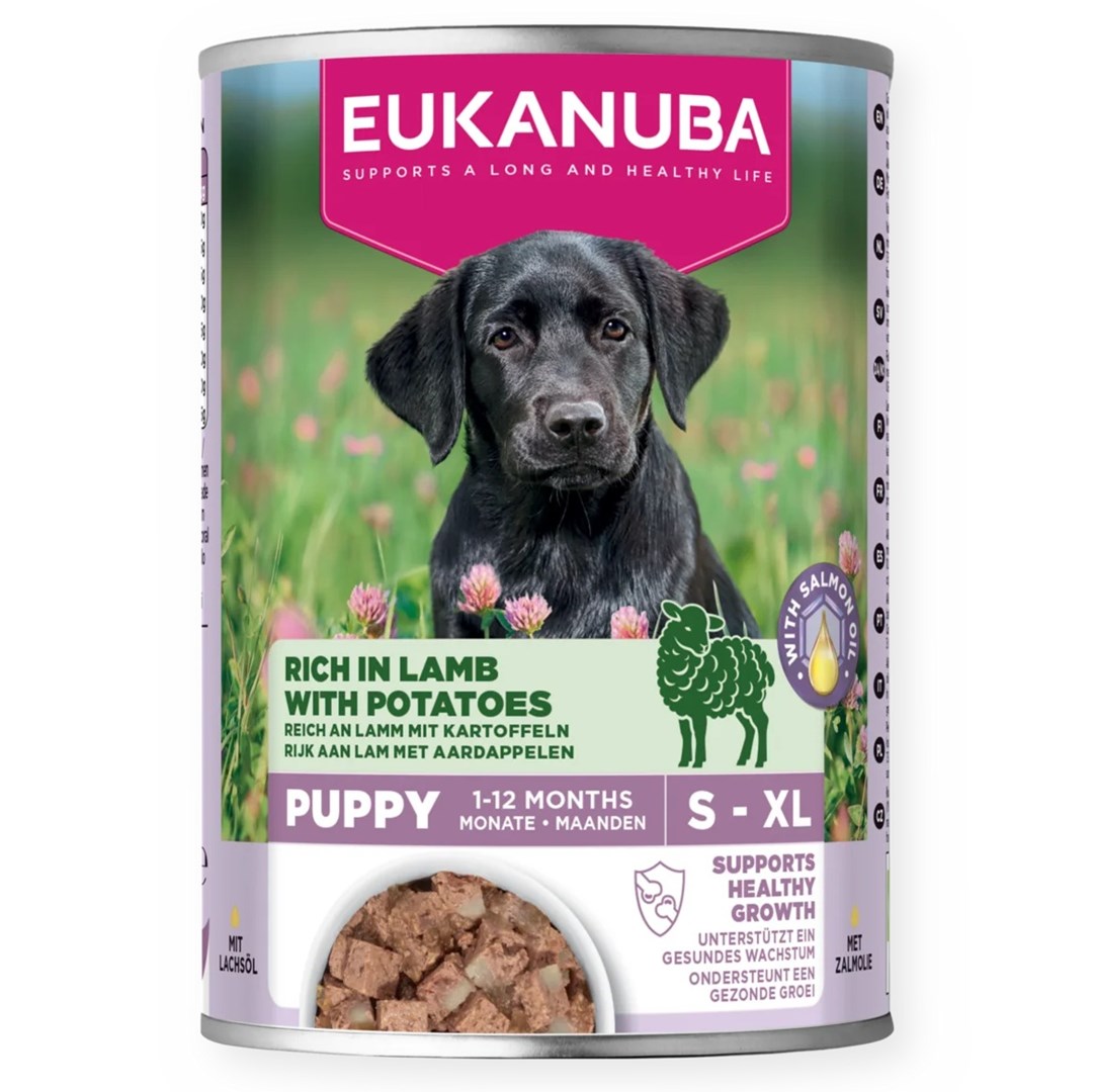 EUKANUBA Life Care Puppy s piščancem in rižem - mokra hrana za pse - 400g
