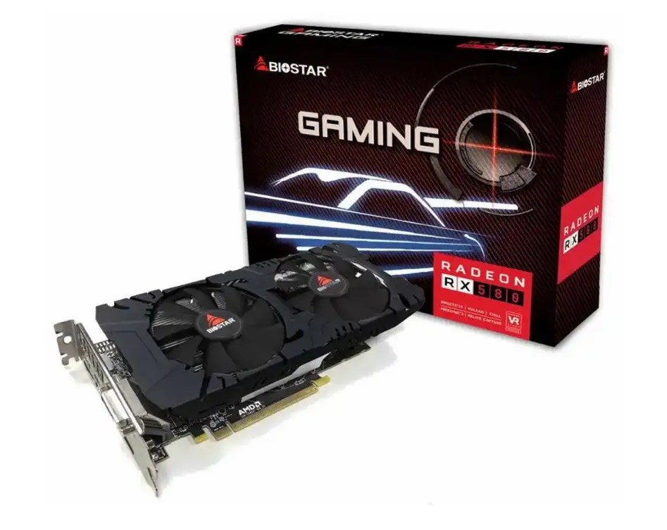 Grafična kartica BIOSTAR Radeon RX 580 8GB GDDR5 (VA5815RQ82)