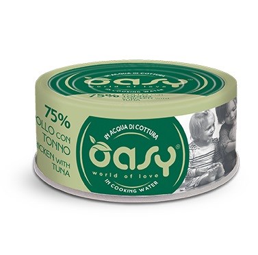 OASY More Love s piščancem in tuno - mokra hrana za mačke, 70g