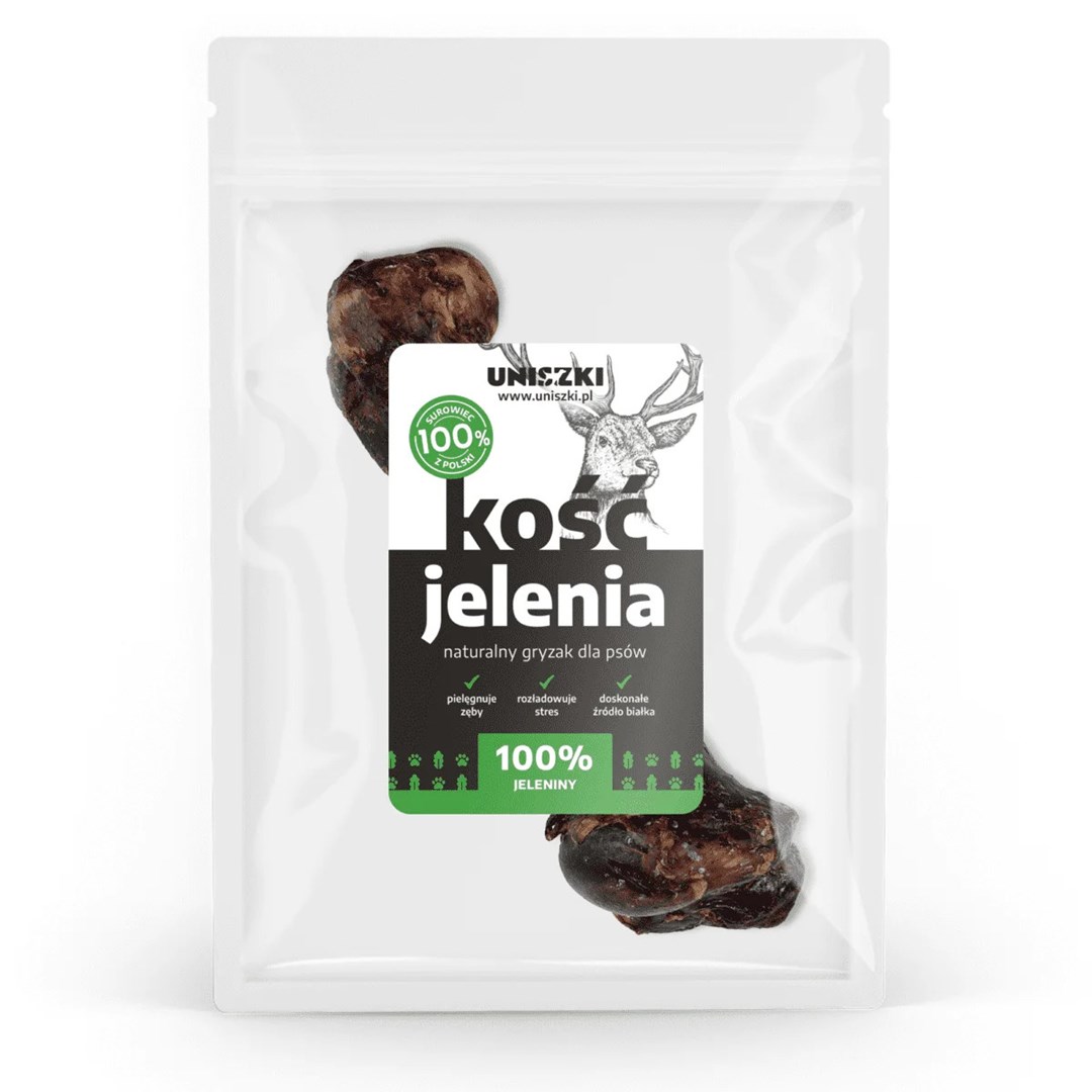 UNISZKI jelenov kost za pse - enim kosom