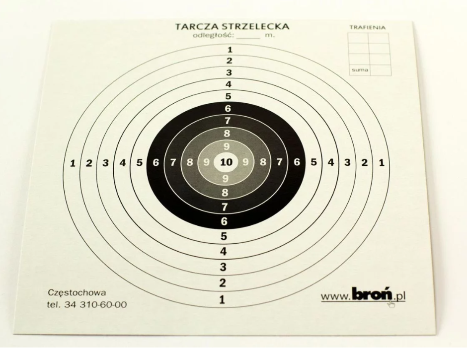 Papirnate tarče 17x17 cm, 100 kosov