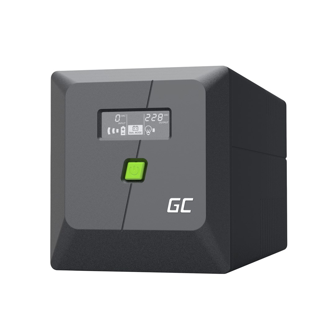 Green Cell UPS Line-Interactive 1 kVA 600 W, 4 AC izhodi