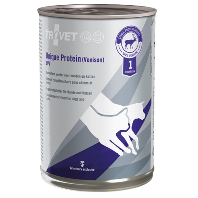 Trovet UPV Unique Protein Venison pasja hrana, 400g