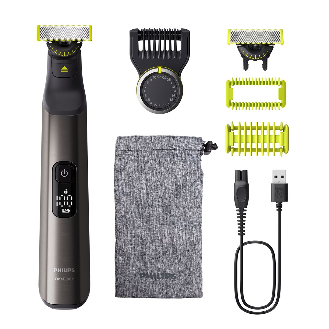 Philips OneBlade Pro 360 QP6552/15 brivnik za obraz in telo, krom
