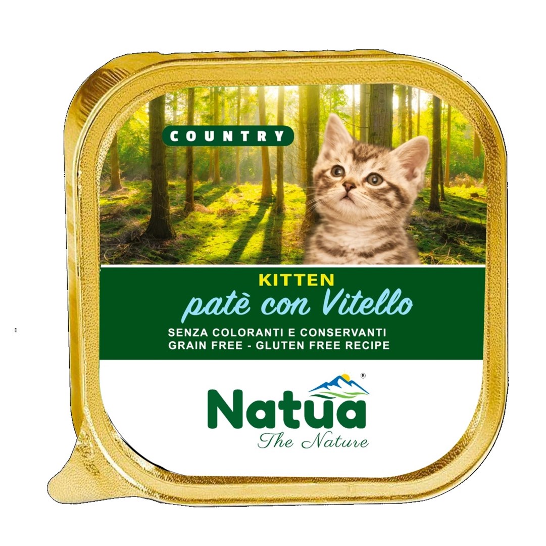 NATUA Country Kitten Teletina – mokra hrana za mačke – 100g