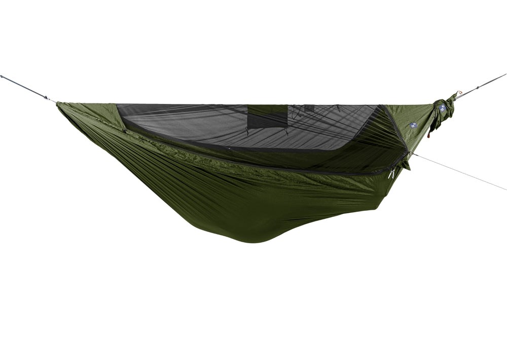 NON Viseča viseča mreža PRO HAMMOCK, 1 osebo, najlon, temno zelena