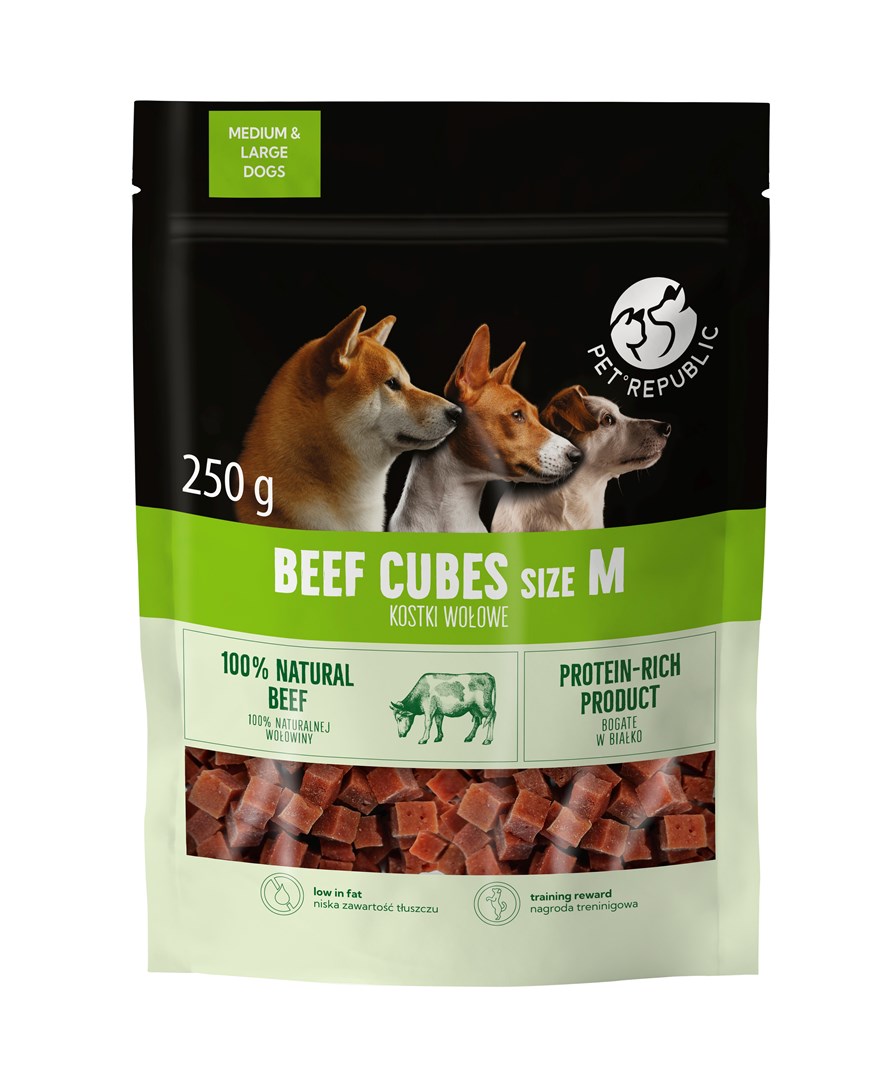 PTR pasji priboljški, govedina, 250 g