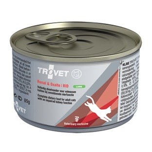 TROVET Renal & Oxalate RID s jagnjetino mokra hrana za mačke 100g