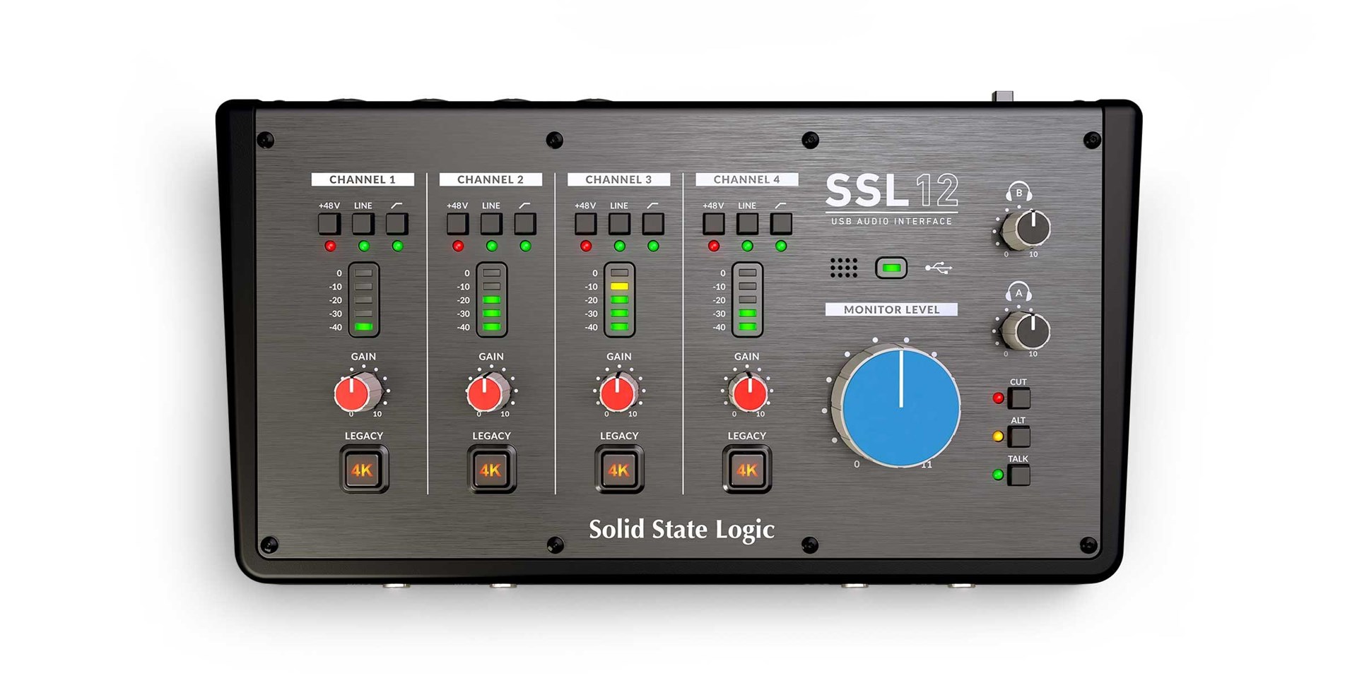Solid State Logic SSL12 USB-C avdio vmesnik, 12/8