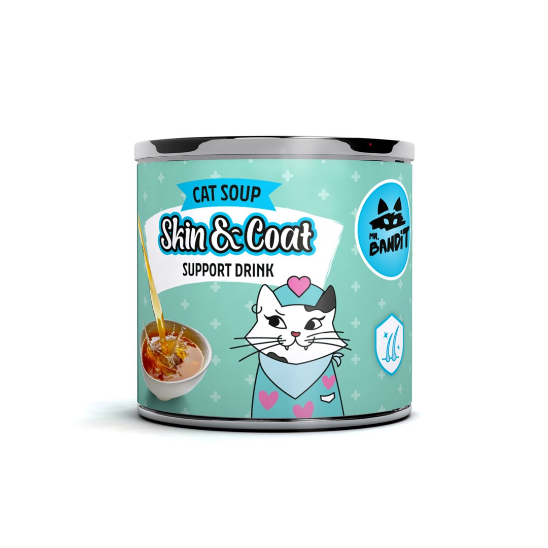 VETEXPERT Mr. Bandit Tuna za kožo in dlako, funkcionalna pijača za mačke, 95 ml