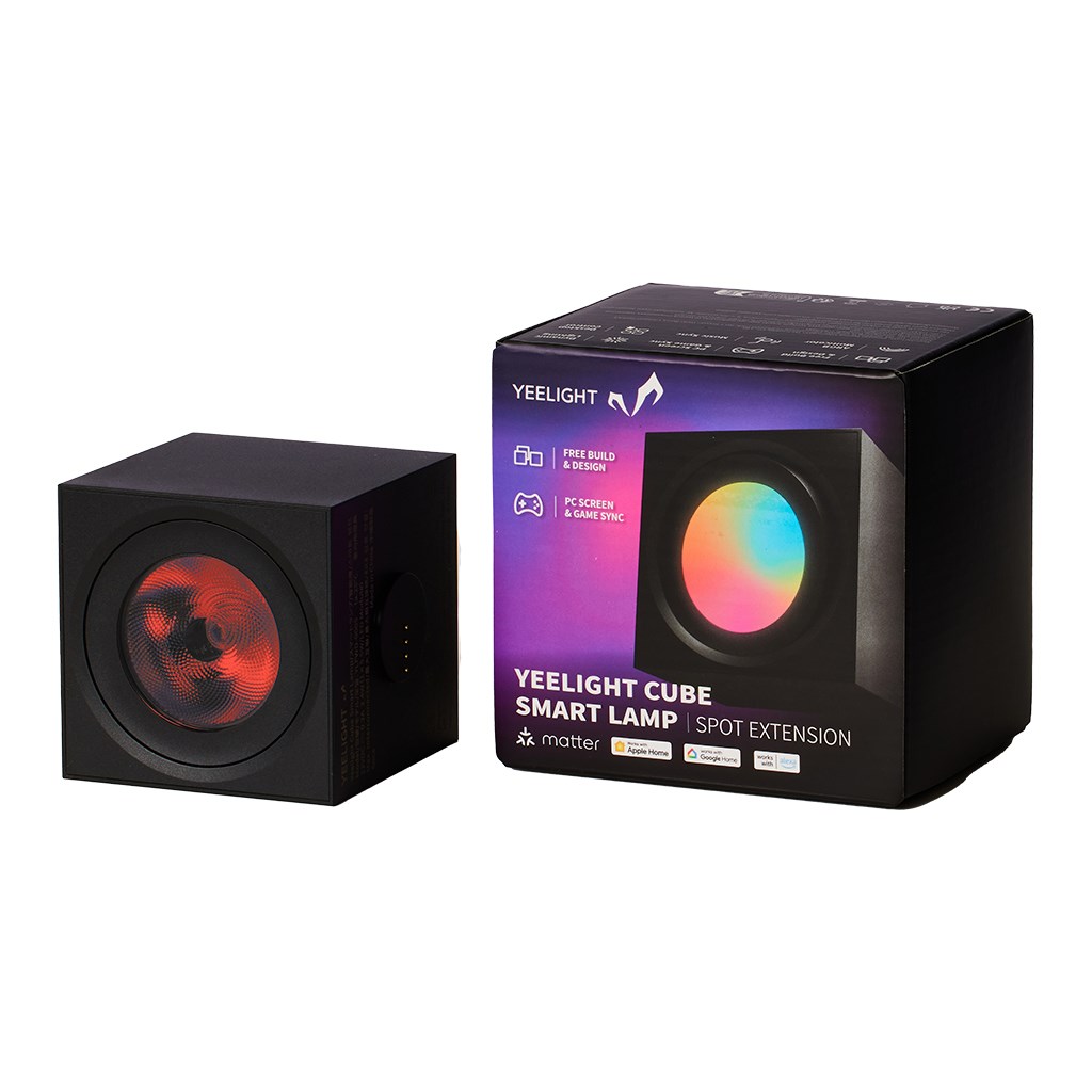 Pametna namizna svetilka Yeelight Cube Wi-Fi/Bluetooth - črna