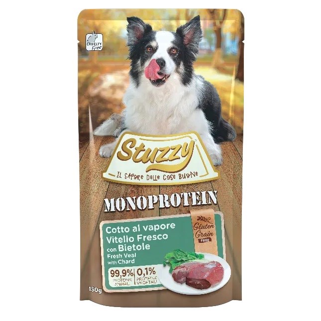 STUZZY Monoprotein govedina z rdečo peso - mokra hrana za pse - 150g