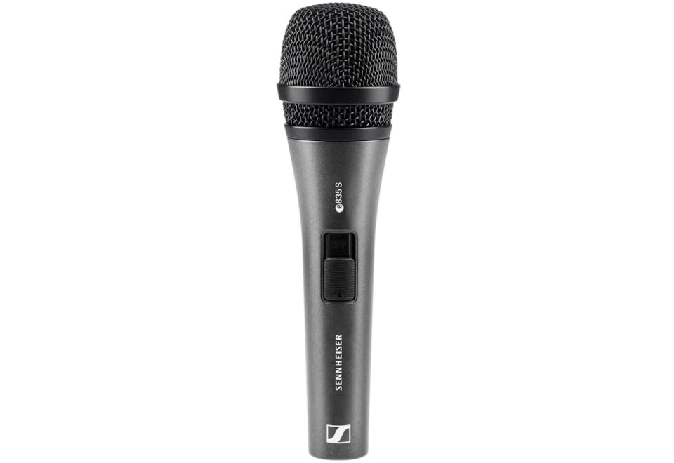 Sennheiser E 835-S dinamični vokalni mikrofon, kardioidni, s stikalom ON/OFF