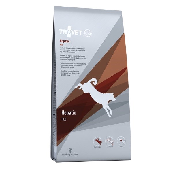 TROVET Hepatic HLD suha hrana za pse s piščancem - 12,5 kg