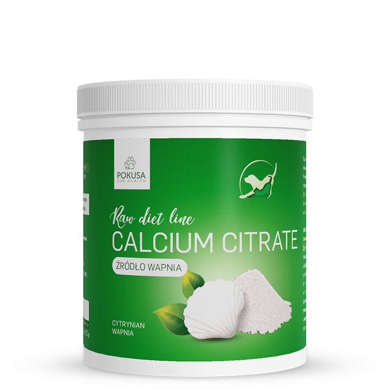 POKUSA RawDietLine Kalcijev Citrat - Dodatek za pse in mačke - 250 g