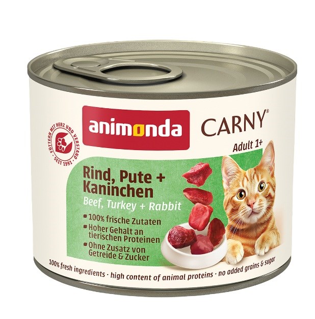 ANM Carny Adult Mokra hrana za mačke, govedina, puran, kunec - 200g