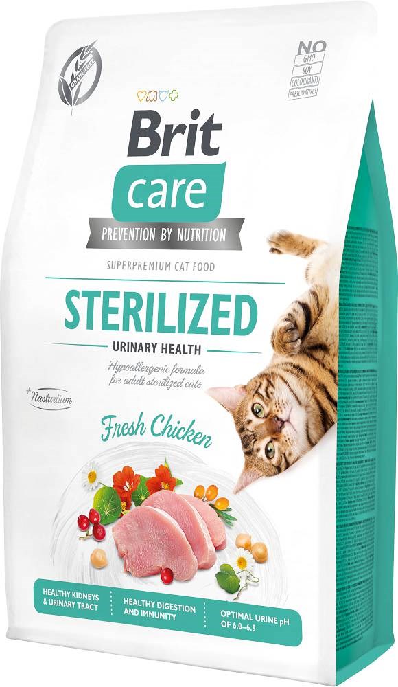 BRIT Care Grain-Free Sterilized Urinary - Suha hrana za mačke - 2 kg