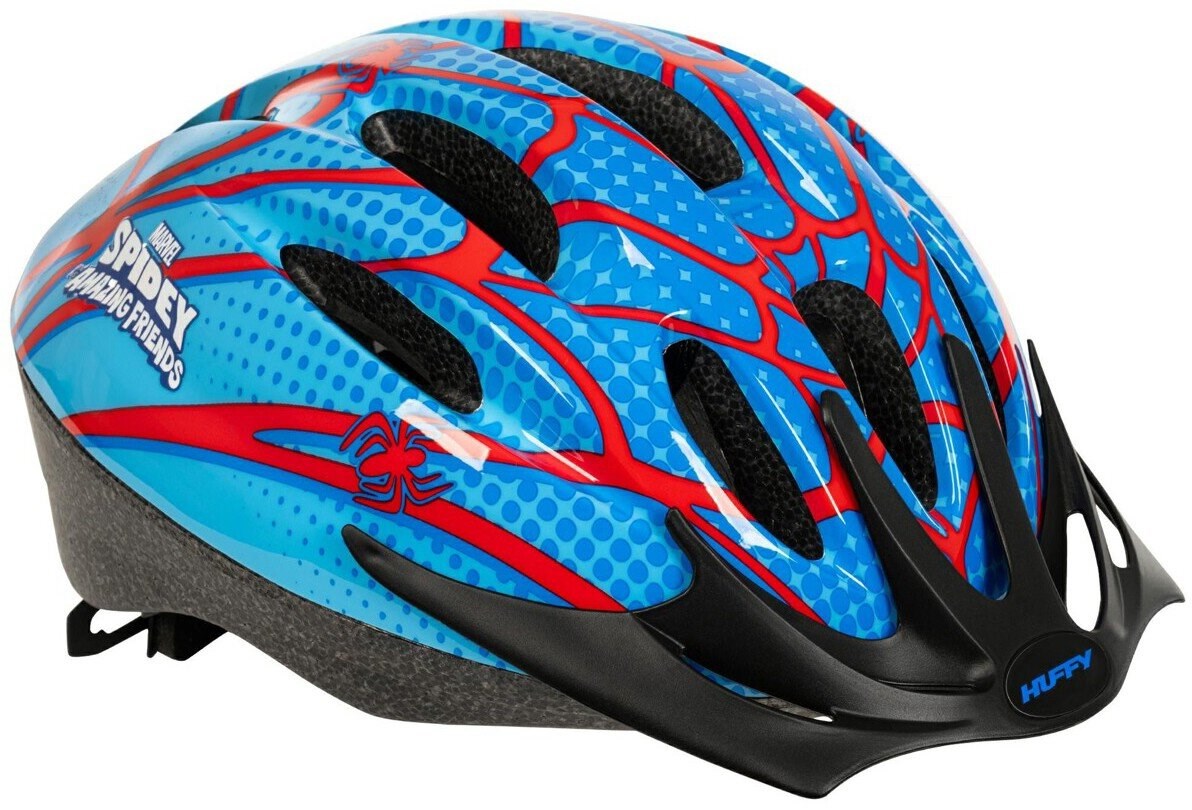 HUFFY Spidey čelada za otroke, modra/rdeča, velikost M (53-58 cm)