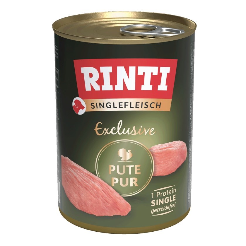 Rinti Exclusive Turkey mokra hrana za pse, 400g