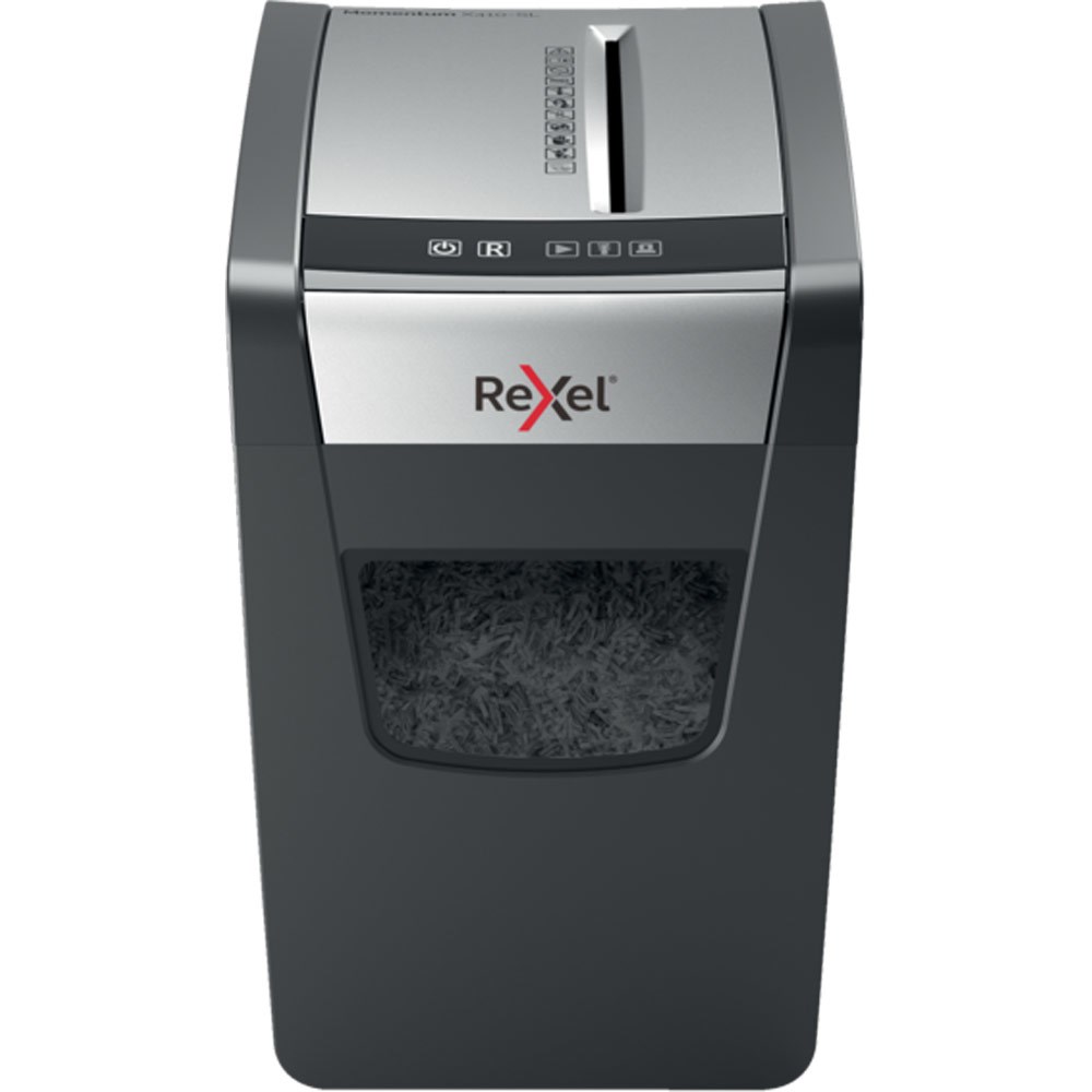 Rexel Momentum X312-SL drobilnik papirja, rezanje na delce, siva/črna