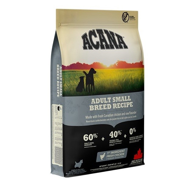 Acana HERITAGE Adult Small Breed, suha hrana za pse, 6 kg