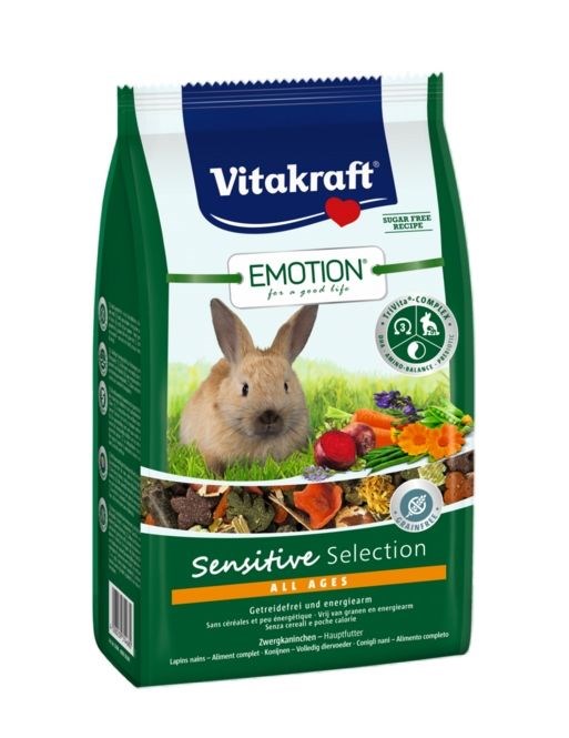 Vitakraft EMOTION Sensitive suha hrana za kunce - 600 g