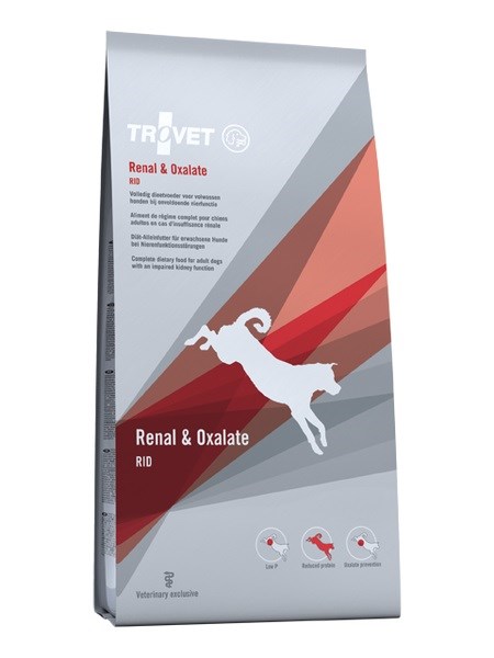 TROVET Renal & Oxalate RID suha hrana za pse - 12,5 kg