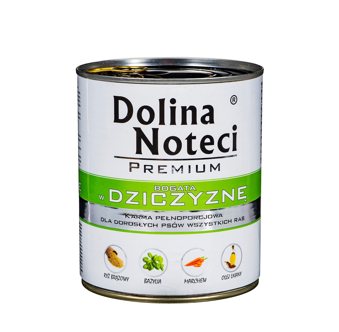 DOLINA NOTECI Premium Rich in game - Mokra pasja hrana - 800 g