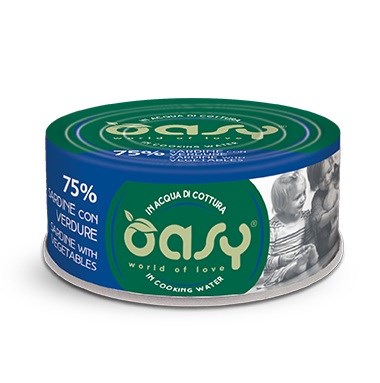 OASY More Love mokra hrana za mačke, sardina z zelenjavo, 70g