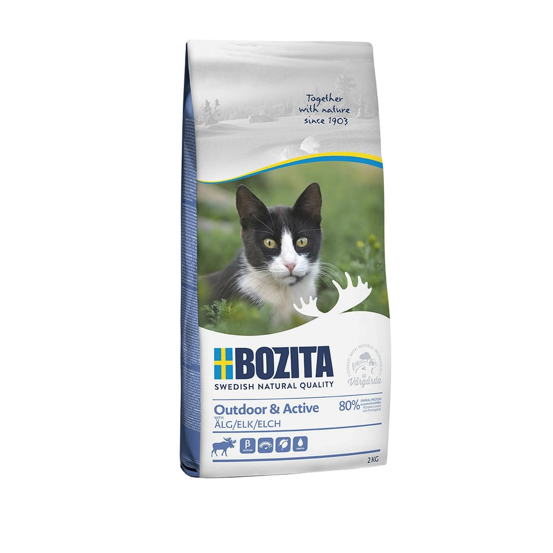 BOZITA Outdoor & Active Los suha hrana za mačke, 2 kg