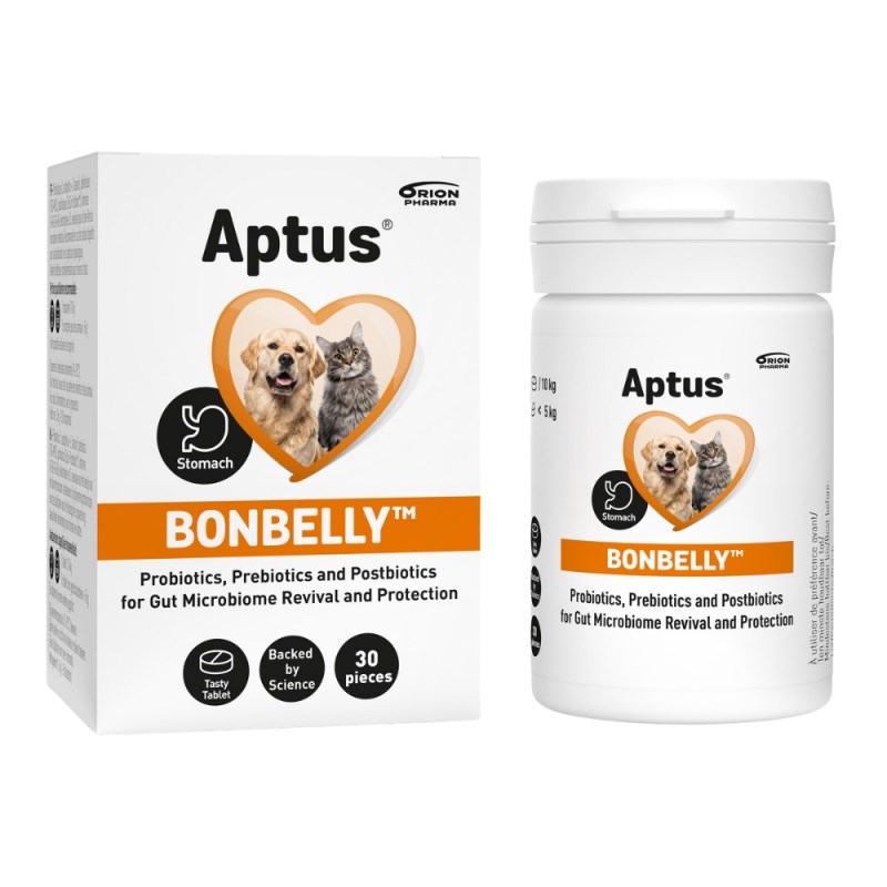 APTUS Bonbelly Digestive disorders - prehransko dopolnilo za pse in mačke, 30 tablet
