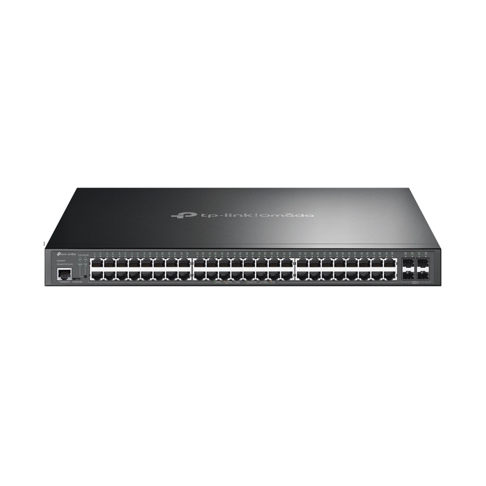 TP-Link Omada 52-portno L2+ Managed stikalo s 48 PoE+, črno