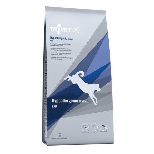 TROVET Hypoallergenic RRD Rabbit - suha hrana za pse, 3 kg