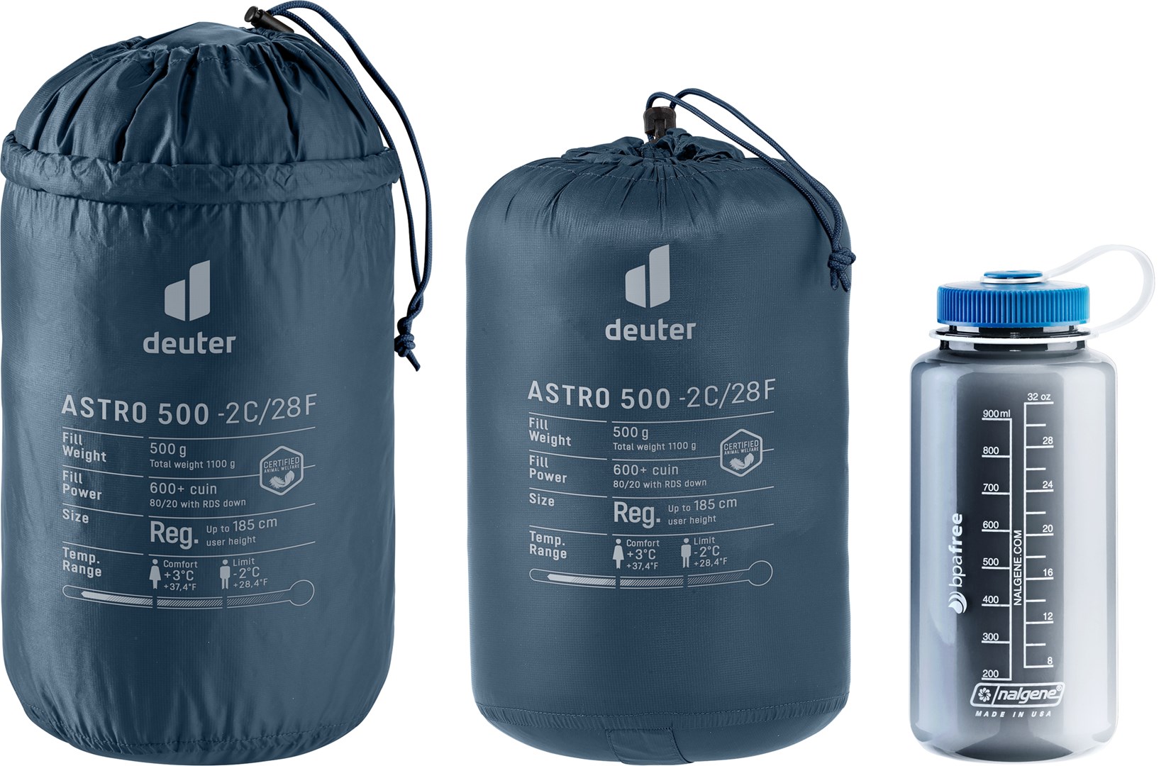 deuter Astro 500-2C/28F spalna vreča iz puha